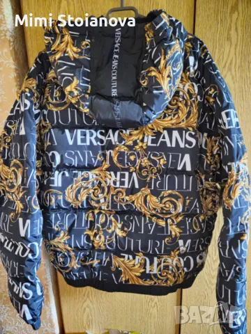 Versace Оригинално мъжко яке с две лица Размер 54 2XL, снимка 2 - Якета - 47003349