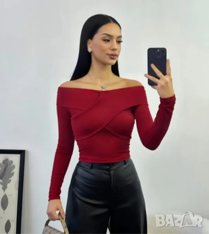 Дамска изчистена блуза 