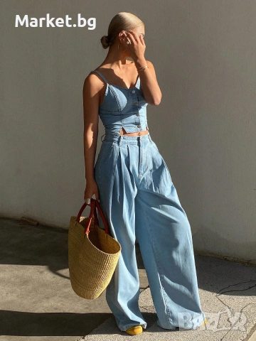 Дамски дънков сет, снимка 6 - Комплекти - 54056753