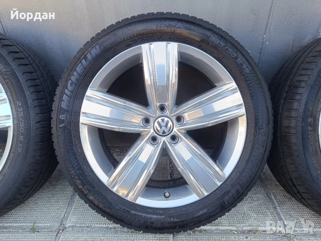 ОРИГИНАЛНИ джанти с гуми 19 ' цола 5х112 VW TIGUAN / Фолксваген Тигуан, снимка 10 - Гуми и джанти - 51826174