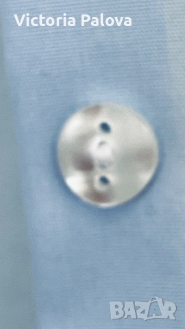 Нова луксозна риза ETERNA Excellent - Небесносиня класика, Памук, р-р 46, снимка 5 - Ризи - 53891363