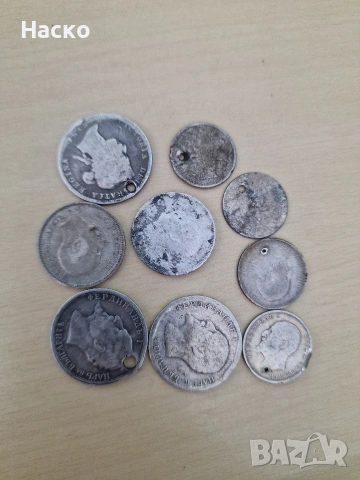 Сребърни монети за материал 25гр., снимка 6 - Нумизматика и бонистика - 54067530