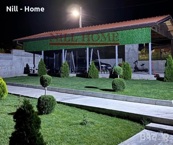 Поцинкована мрежа с декорация ( ИЗКУСТВЕНА ТРЕВА ) 4 мм. Тел / 40 мм. Око, снимка 4 - Огради и мрежи - 52303753