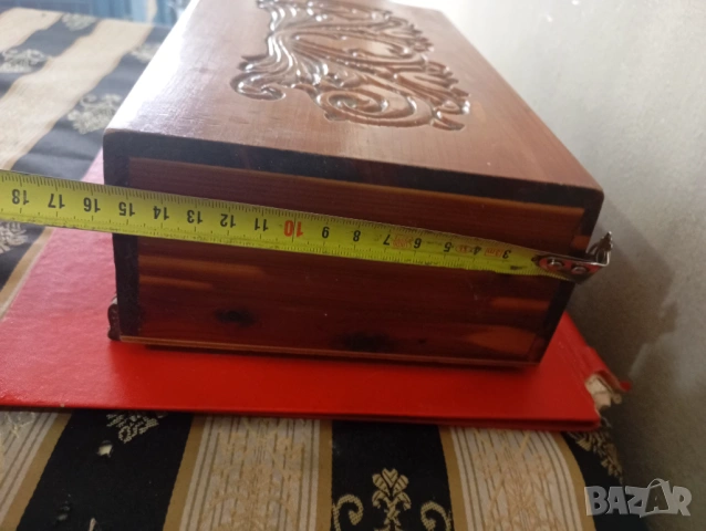 Винтидж дървена кутия за цигари, снимка 4 - Други ценни предмети - 54215507