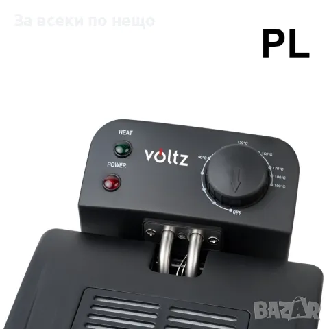 Фритюрник Voltz V51980E, 3 литра, 2200W, Инокс Код P293, снимка 3 - Фритюрници - 49770696