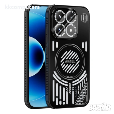 ABEEL Алуминиев Магнитен Калъф за Xiaomi 17 - PC+TPU, N52 магнит, Вентилация, 5 цвята