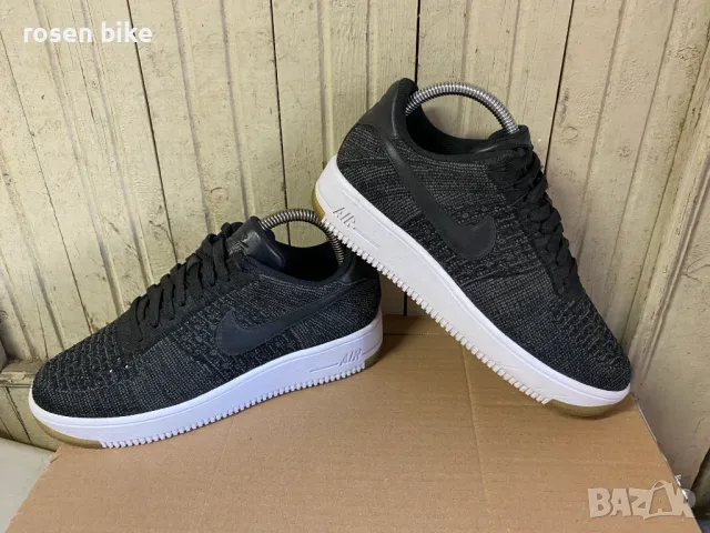 ''Nike Air Force 1 Flyknit Black''оригинални маратонки 40 номер, снимка 1 - Маратонки - 47770603