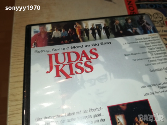 JUDAS KISS-ORIGINAL VHS VIDEO TAPE-ВНОС GERMANY 2609251648, снимка 18 - Други жанрове - 51848866