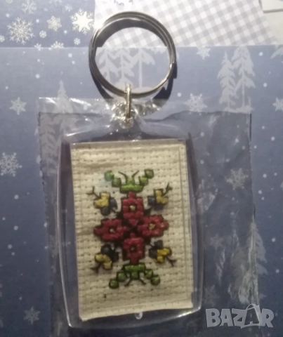 Бродиран ключодържател, снимка 2 - Гоблени - 46572867