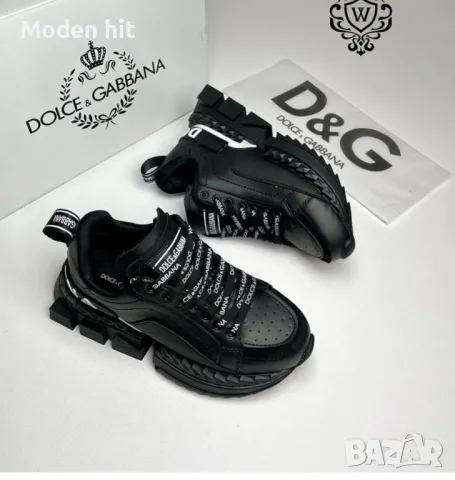 Dolce&Gabbana унисекс сникърси реплика висок клас, снимка 2 - Кецове - 49508439