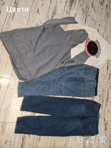 Дънки и суитчери за дете 146-152 см., снимка 9 - Детски панталони и дънки - 53364388