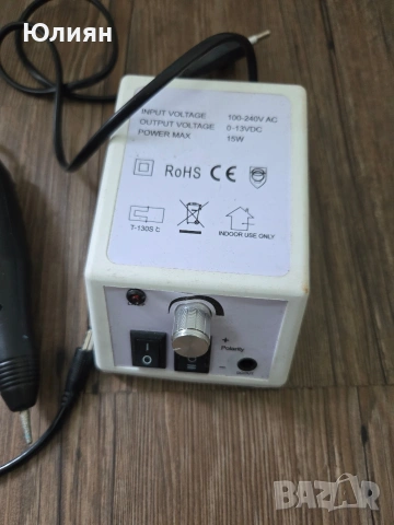 Електрическа пила за маникюр, снимка 2 - Друга електроника - 53476176