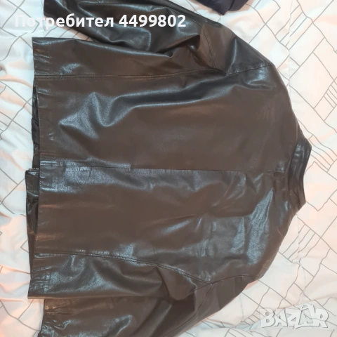 Мъжко кожено яке от агнешка кожа, поръчково, снимка 2 - Якета - 53228838