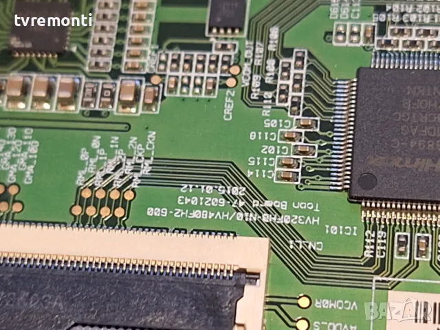 TCon BOARD,HV320FHB-N10/HV480FH2-600,47-6021043 SAMSUNG T32H390FEV for 32inc DISPLAY CY-JM032BGER2V, снимка 4 - Части и Платки - 47241057