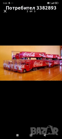 Камиончета Coca-cola от предишни години, снимка 2 - Колекции - 52516085