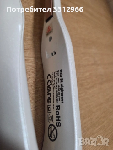 Преса за коса CkeyiN 2 в 1, преса бързо нагряване, снимка 4 - Преси за коса - 53829985