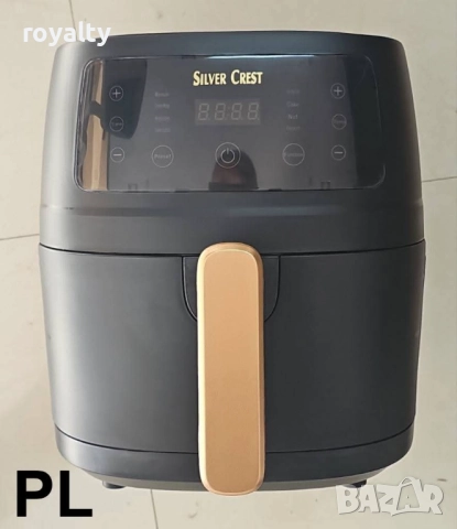 Уред за готвене с горещ въздух Silver Creast, 8 литра,2400w, снимка 3 - Други инструменти - 51734352
