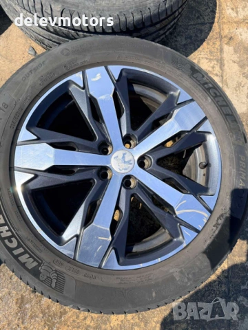 5x108 18 цола алуминиеви джанти 7.5J ET49, 65.1 мм централен отвор от Peugeot 5008 2021г., снимка 5 - Гуми и джанти - 54300559