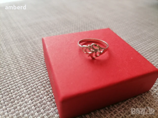 Нежно сребърно пръстенче - модел KR515, снимка 3 - Пръстени - 51375919
