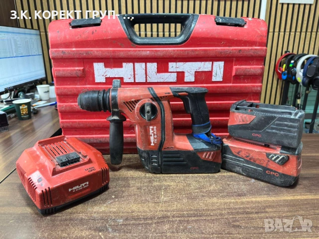 Hilti TE 6-A36 AVR - Мощен акумулаторен перфоратор