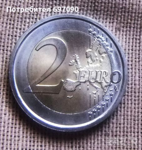 Италия 2 евро 2017, снимка 2 - Нумизматика и бонистика - 46392514