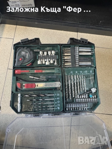 Комплект винтоверт и ъглошлайф Parkside, снимка 2 - Други инструменти - 52321257