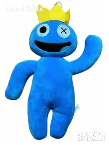 ПЛЮШЕНА ИГРАЧКА ROBLOX RAINBOW FRIENDS, 28cm, Синя, снимка 1 - Плюшени играчки - 45946723