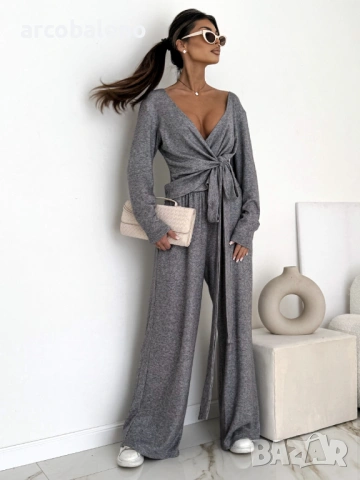 Дамски комплект от две части "WRAP COMFY", 2цвята , снимка 5 - Комплекти - 53610788