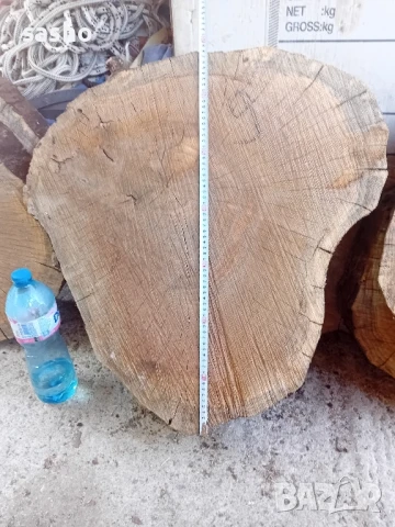 шайби от изсъхнал орех 