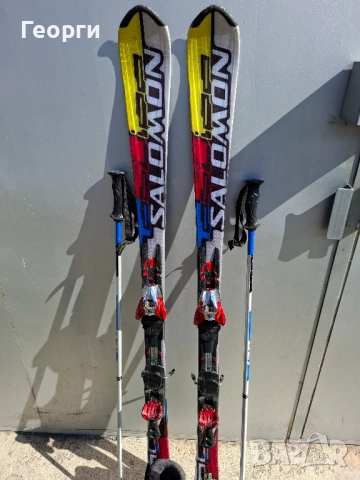 Ски Salomon-156см.+обувки Salomon-25.5щеки Мasters-120см.