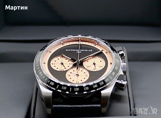 Нов - Механичен часовник - Antoine Nicolas - Le Mans - хронограф, снимка 3 - Мъжки - 53286933