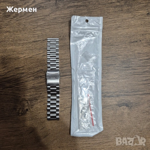 Метална верижка за часовник , снимка 3 - Каишки за часовници - 53487201