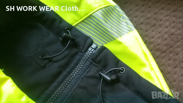 Helly Hansen 74272 ICU Hi Vis Class 3 Softshell Stretch Jacket / Vest размер XL еластично яке W4-336, снимка 15 - Якета - 48897874