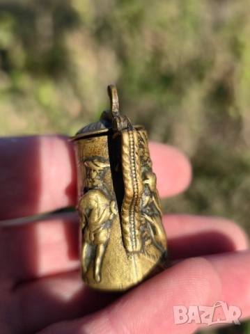 Винтидж Антична шевна ролетна, метална хама, снимка 6 - Колекции - 52015478