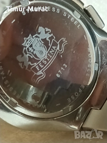 предлагам мъжки часовник FESTINA кварцов механизъм , снимка 10 - Мъжки - 53449372