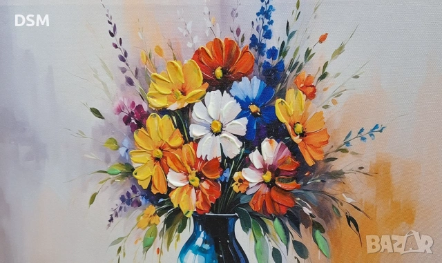 Нова Картина Цвятя - Различни видове , снимка 4 - Картини - 53412573