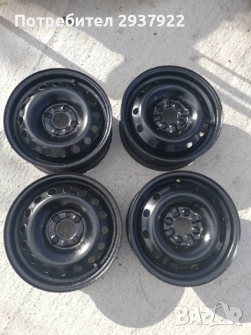 Железни джанти 14' 4х100 ет43/ц.о 56.1, снимка 2 - Гуми и джанти - 52462590