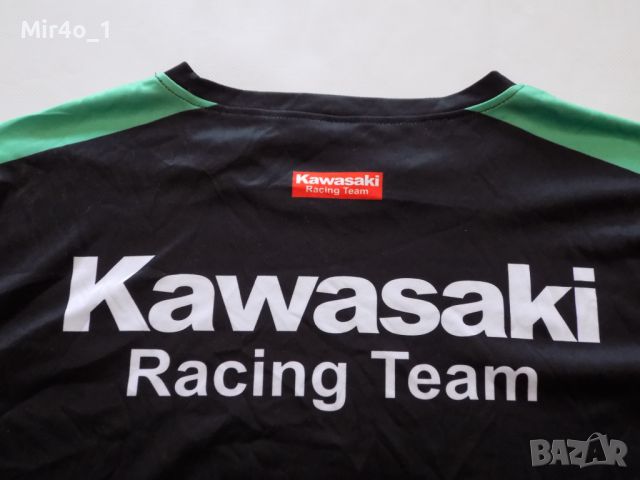 Тениска kawasaki потник блуза фанела оригинал спортна авто мото мъжка L, снимка 4 - Тениски - 45953173