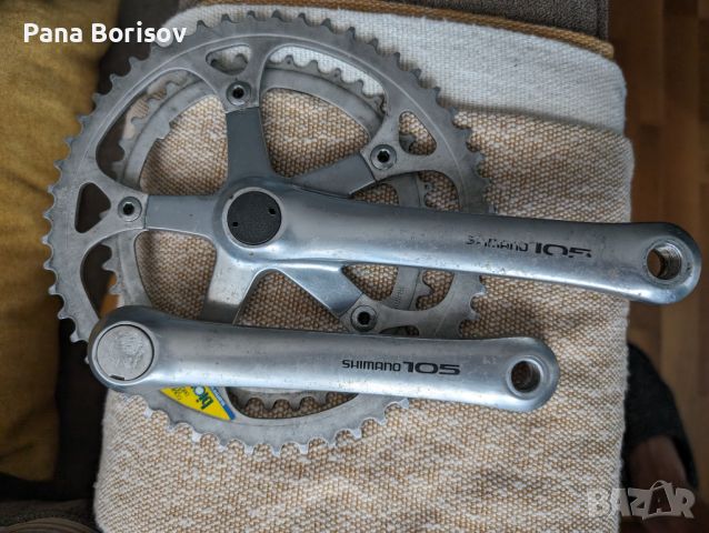 Ретро Шосейни Курбели Shimano 105 Biopace, снимка 1 - Части за велосипеди - 45891379
