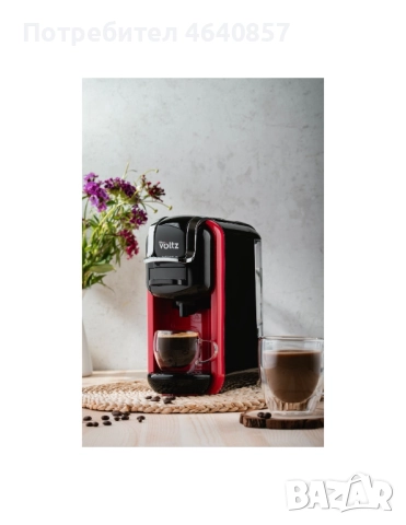 Кафемашина за мляно кафе и капсули 8в1 Oliver Voltz OV51171B5, снимка 2 - Кафемашини - 52350023