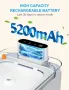 Безжичен фонтан за котки  със сензор за движение 5200 mAh батерия , снимка 4