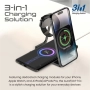 ProMate, AURAFOLD, TRIO, 15W Magsafe, 3in1 Зарядна станция, снимка 4