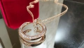 CARTIER Nail Juste un Clou Rose Gold Paved Diamonds Дамско Колие Пирон, снимка 1