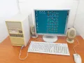 ⭐Продавам уникат ретро геймърски компютър с  GOLD IBM Pentium 150MHz с 41 игри!⭐, снимка 2