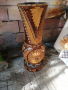 дървена ваза, дърворезба art, снимка 6
