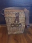 Плетена винтидж кошница за пикник, снимка 12