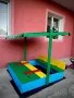 Детски пясъчник с пейки и капак, снимка 1