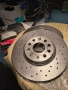 Преден спирачен диск (2 в кутия) перфориран за VW Golf Scirocco Touran Audi A3 (Brembo 0997721X) , снимка 7