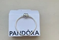 PANDORA сребърна гривна със сърце, снимка 3