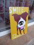 Метална табела куче Усмихни се заразно е усмивка смях забава добро настроение, снимка 2